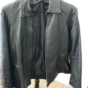 Leather motorcycle apparel